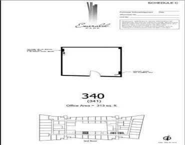 340 - 4750 Yonge St Lansing-Westgate, Toronto is zoned as office with total area of 367.00 sqft
