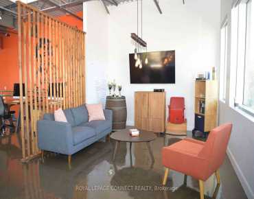 208 - 41 Industrial St Thorncliffe Park, Toronto is zoned as E1*19) with total area of 1215.00 sqft
