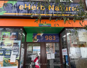 Main - 983 College St Dufferin Grove, Toronto is zoned as Commercial with total area of 1800.00 sqft