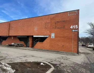 1 & 2 - 415 Hood Rd Milliken Mills West, Markham is zoned as Industrial with total area of 3200.00 sqft