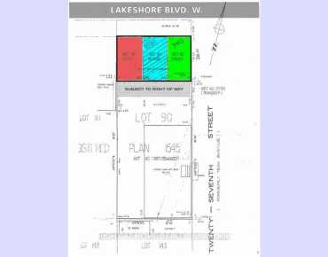 3327 Lakeshore Blvd W Long Branch, Toronto is zoned as CR with total area of 1300.00 sqft
