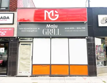 1606 Eglinton Ave W Briar Hill-Belgravia, Toronto is zoned as Commercial with total area of 1000.00 sqft