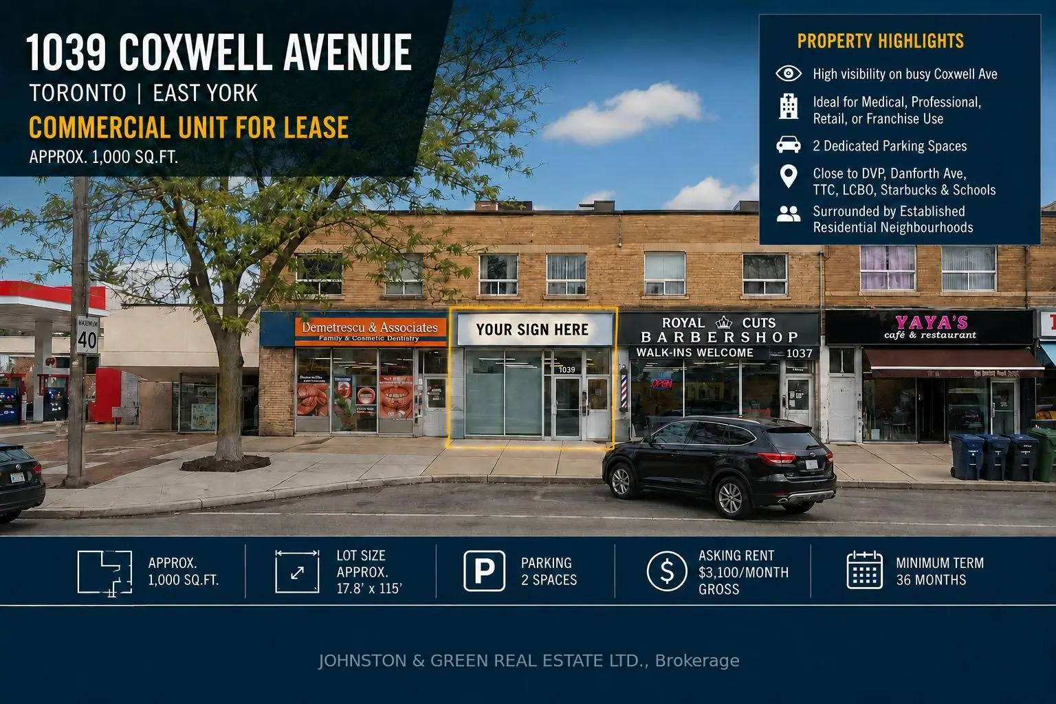 Commercial for lease
